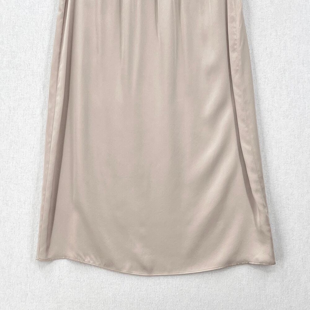 ENZA COSTA Silk Slip Skirt Womens Small 1 Flax Cream Midi Lightweight Luxury NEW - Picture 8 of 16
